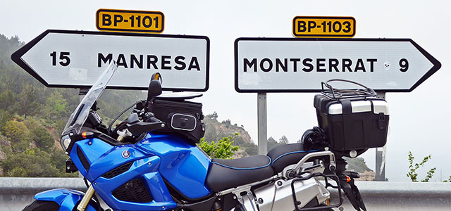 Can Massana, la carretera de Montserrat