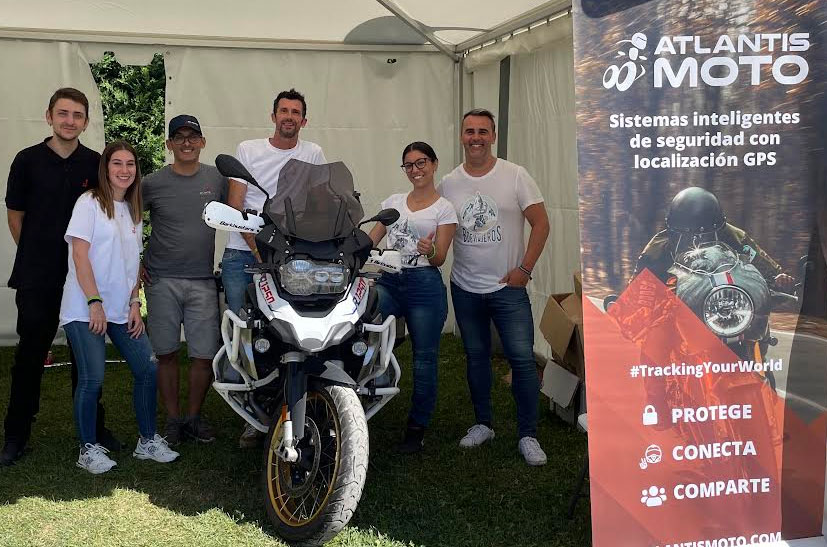 El equipo de Atlantis MOTO, en los BMW Motorrad Days de Sabiñánigo 2022.