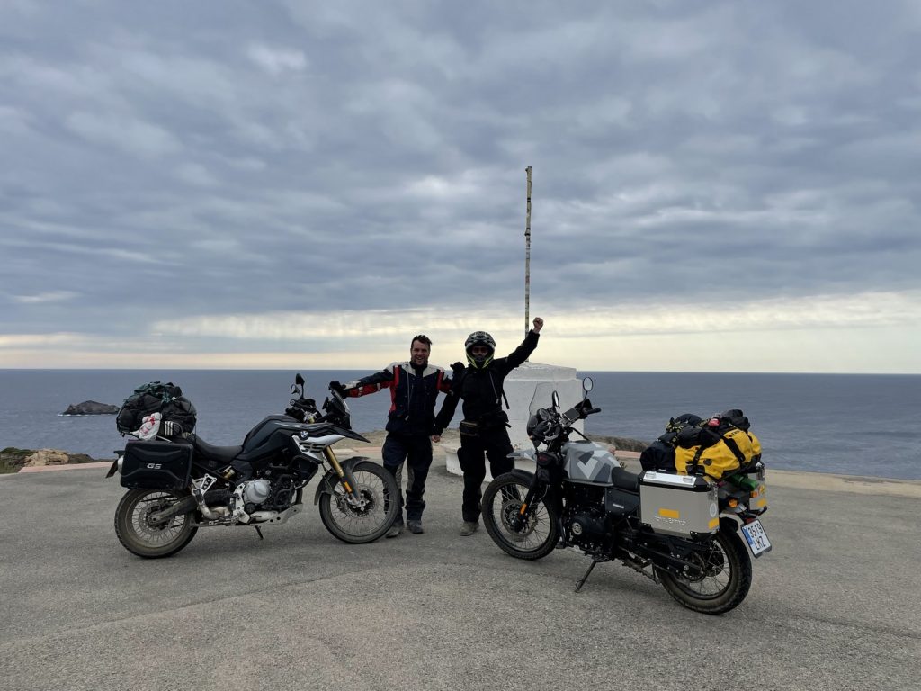 Transpirenaica en moto: en el Cabo de Creus, el punto más oriental de la Península.
