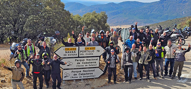 Destino Cabañeros con la Asociación Española de Mototurismo