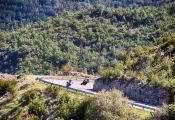 Subida al col de Montllobar.