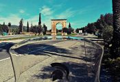 El arco de Bará, situado en la mítica Vía Augusta.