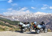 Sierra Nevada en moto.